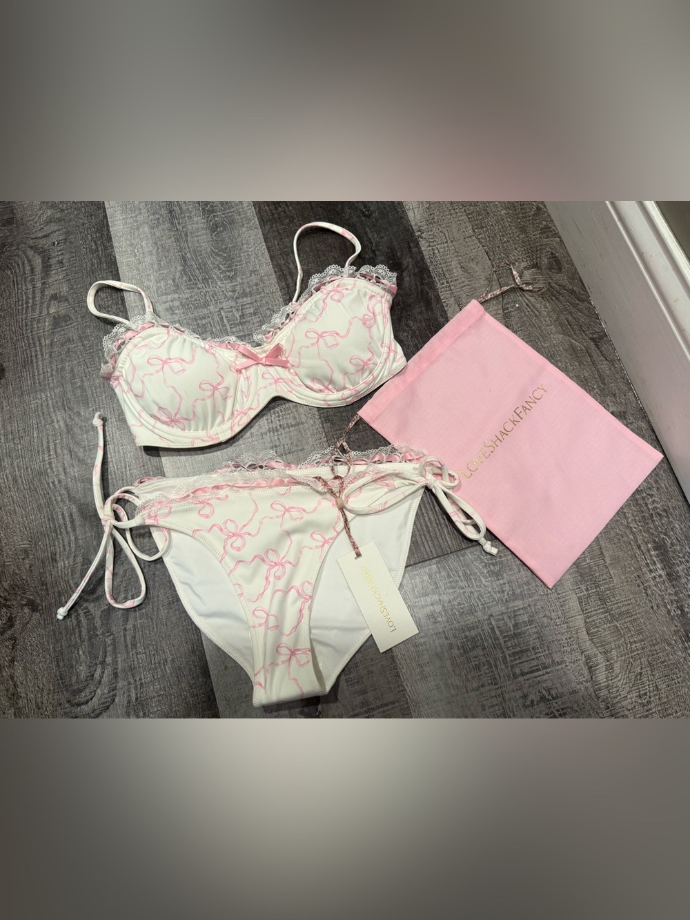 NEW LoveShackFancy Tallie Bikini Set